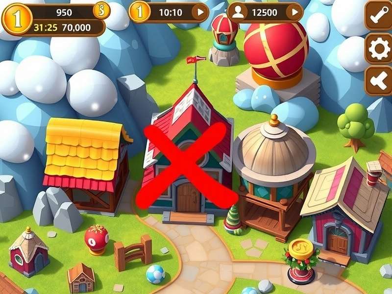 Coin Master Dream Village village building interface